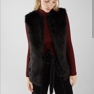 Bershka faux fur vest
